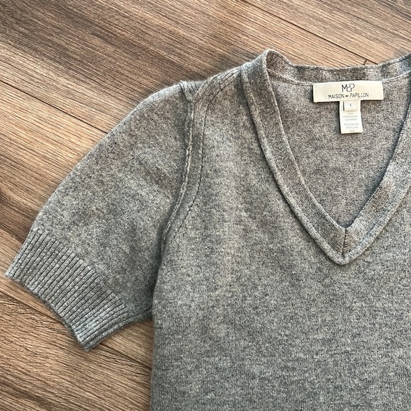 Maison de Papillon Mongolian Cashmere Tee - Picture 2 of 5